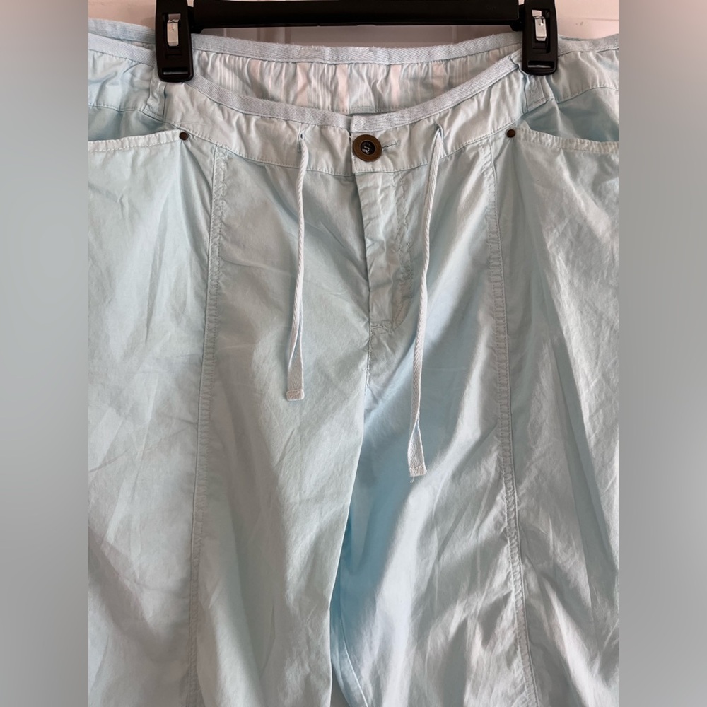 Fresh‎ Produce Women’s 2XL Sea Foam Green Safari Pedal Pushers Beach Coastal - Picture 2 of 9